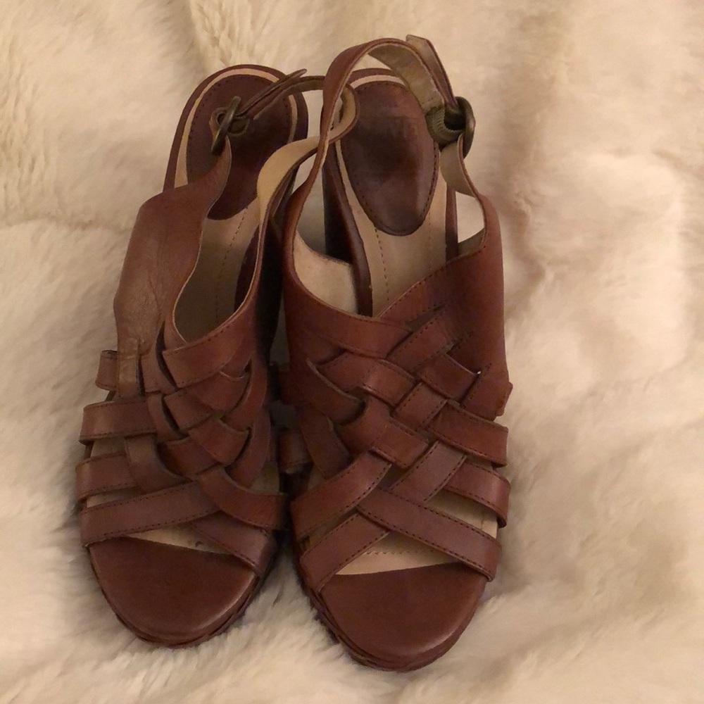 Frye wedge sandals